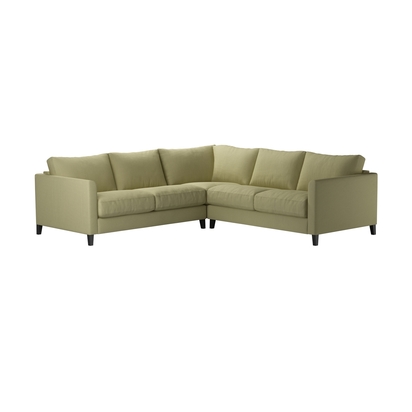 Izzy Small Corner Sofa in Cardamon Brushed Linen Cotton