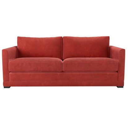 Aissa 3 Seat Sofa in Wild Raspberry Smart Velvet