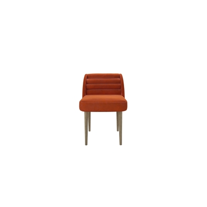 Lola Low Back Dining Chair in Moroccan Spice Smart Velvet
