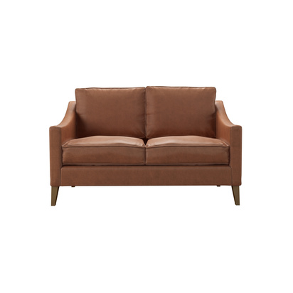 Iggy 2 Seat Sofa in Cognac Grain Leather
