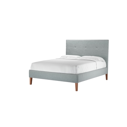 Avery 130cm King Bed in Cirrus Smart Slubby Cotton