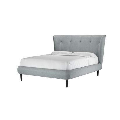 Audrey King Bed in Cirrus Smart Slubby Cotton