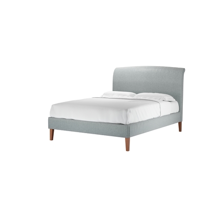 Thea King Bed in Cirrus Smart Slubby Cotton