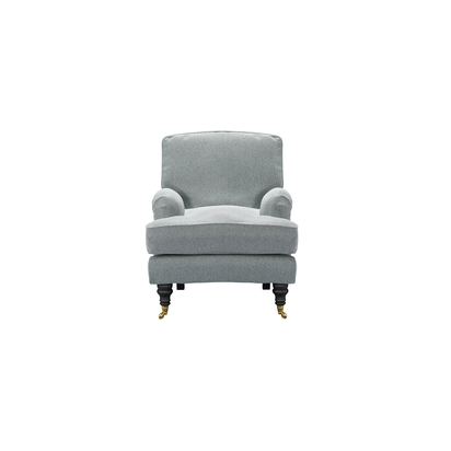 Bluebell Small Armchair in Cirrus Smart Slubby Cotton