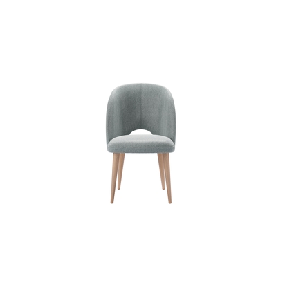 Darcy Dining Chair in Cirrus Smart Slubby Cotton