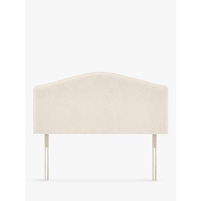 John Lewis Richmond Strutted Upholstered Headboard, King Size Beige | H87 x W150 x D8cm