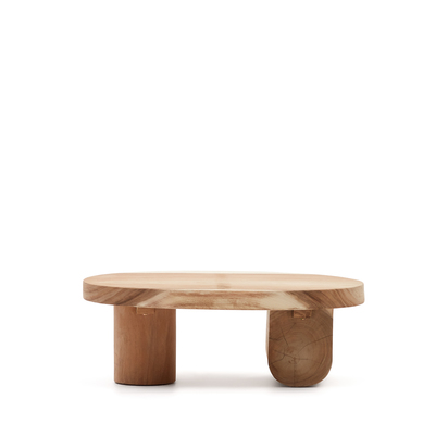 Mosi solid mungur wood coffee table Ã˜ 90 x 60 cm