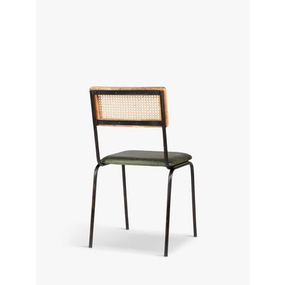 nkuku Iswa Dining Chair Green | H84 x W44 x D44cm