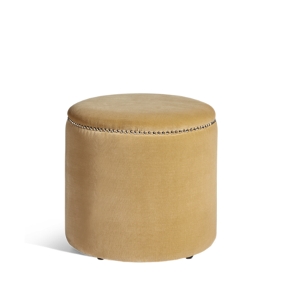Costellini Velvet Ottoman - Sea Moss