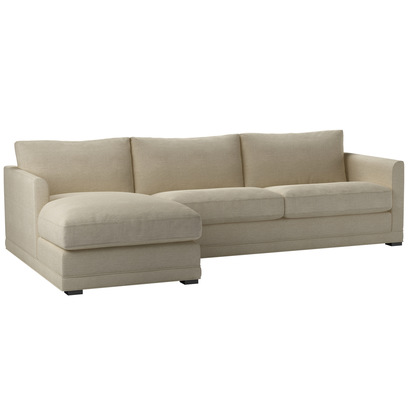 Aissa Large LHF Chaise Storage Sofa in Pampas Hygge Smart Linen