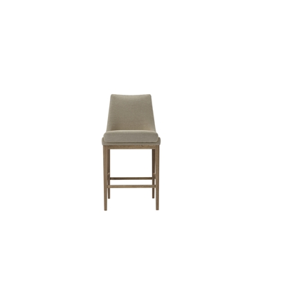 Basil Tall Stool Stool in Pampas Hygge Smart Linen