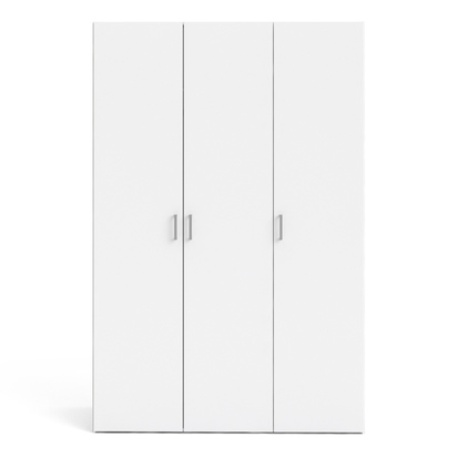 Linden 4 Wardrobe 3 Doors White 1750
