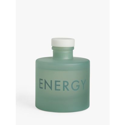 John Lewis Sentiments Energy Reed Diffuser, 100ml Green | H8.7 x Dia.7cm