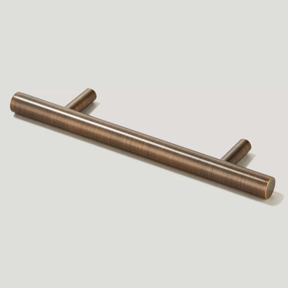 WATT T-Bar Handle - Antique Brass - 155mm (96mm CC) / Handle Only