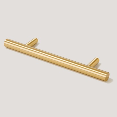 WATT T-Bar Handle - Brass - 155mm (96mm CC) / Handle Only