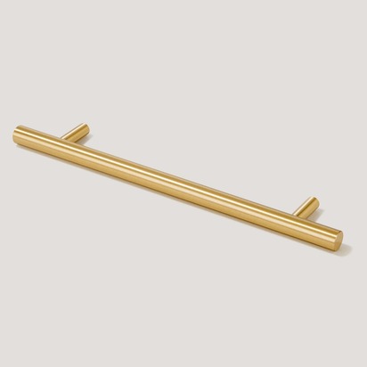WATT T-Bar Handle - Brass - 220mm (160mm CC) / Handle Only