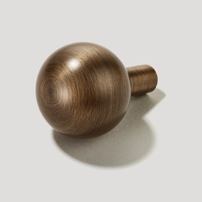 HALLEY Sphere Knob - Antique Brass - Default Title