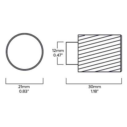 SADLER Swirled Knob - Brass - Default Title