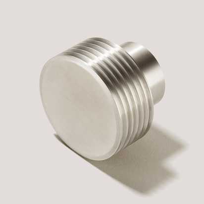 BEZEL Grooved Knob - Stainless Steel - Default Title