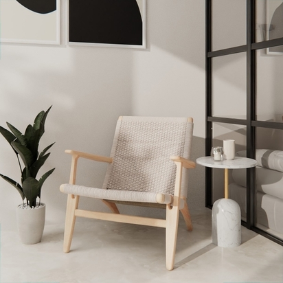 Danish Designs Aarhus Accent Chair, Natural