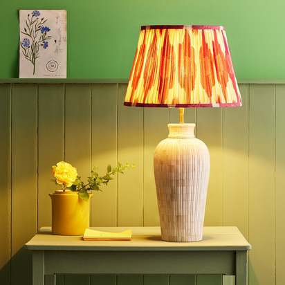 Albany table lamp in bone