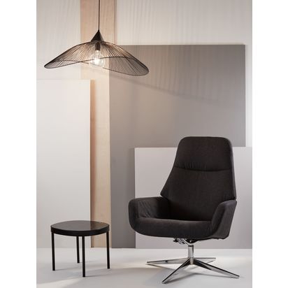 John Lewis Hiko Large Ceiling Light Black | H33 x Dia.80cm