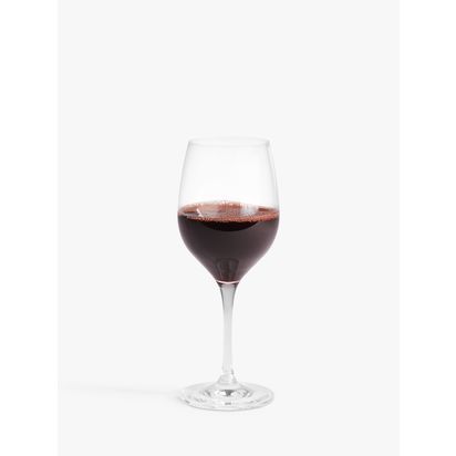 John Lewis Studio Red Wine Glass, Set of 4, 450ml, Clear Clear | H22 x Dia.8.8cm