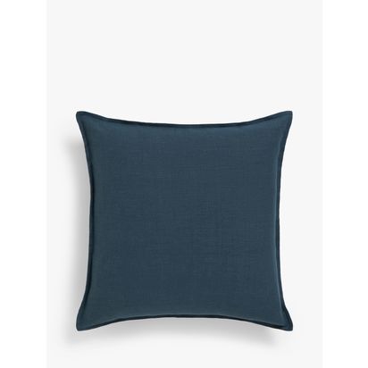 John Lewis Linen Cushion Navy | L50 x W50cm