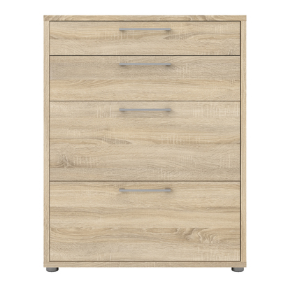 Sutton 3 Office Storage with 2 Drawers 2 File Drawers In Oak