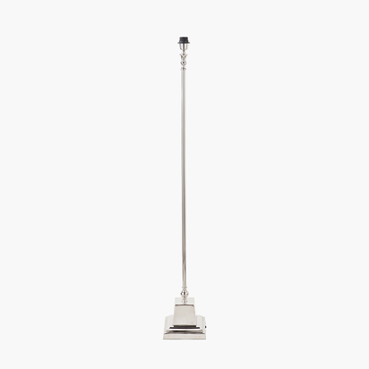 Claudius Nickel Metal Stick Floor Lamp Base