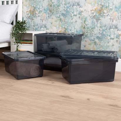 Wham Crystal Set of 5 Storage Boxes & Lids