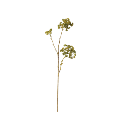 OKA, Faux Sedum Stem - Green, Floral Stems, Fabric/Plastic