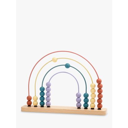 John Lewis Wooden Rainbow Abacus, FSC-Certified Wood