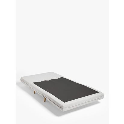 John Lewis ANYDAY Chair Bed, Light Leg, Cobble Grey Cobble Grey | H87 x W105 x D92cm