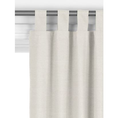 John Lewis Viscose Linen Blend Made to Measure Curtains or Roman Blind, Marshmallow Marshmallow