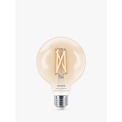 Philips Smart LED G95 E27 Tunable White Clear Filament Smart Light Bulb Clear
