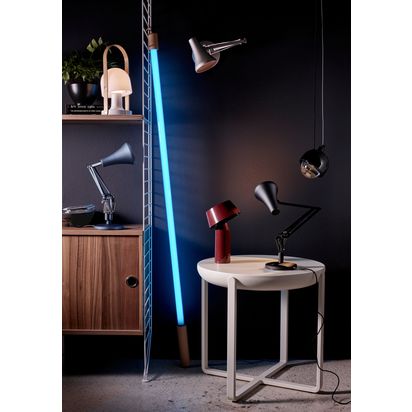 Anglepoise 90 Mini Mini LED Desk Lamp Black | H40 x W12 x D17.7cm