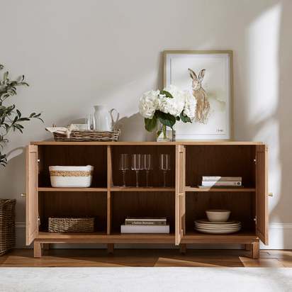Hadley 3 Door Sideboard, Oak Effect