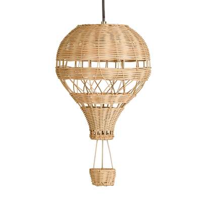 Hot Air Balloon Rattan Easy Fit Pendant Shade