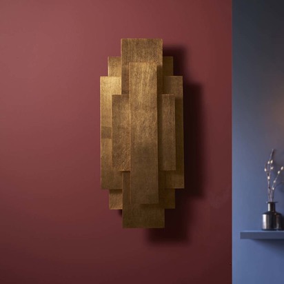 Neus 2 Light Antique Gold Wall Bracket