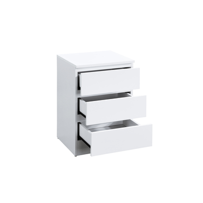 Oslo 3 Drawer Bedside