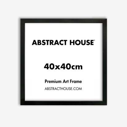 40 x 40 cm Wooden Frame 40 x 40 cm Black Frame No Mount