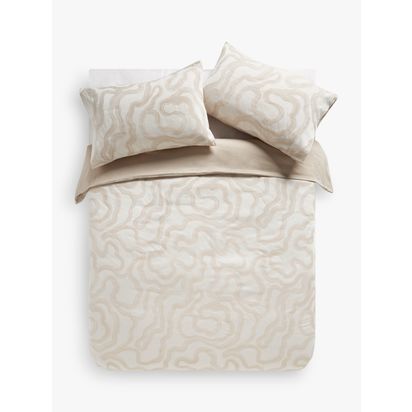 John Lewis Undeniable Meander Bedding Natural | Double