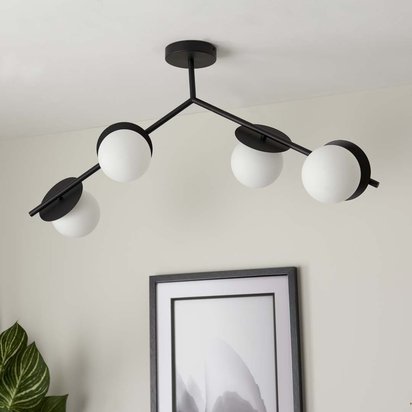 Satellite 4 Light Semi Flush Ceiling Light