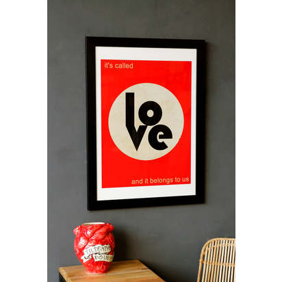 Framed Thieves Like Us - New Order Art Print