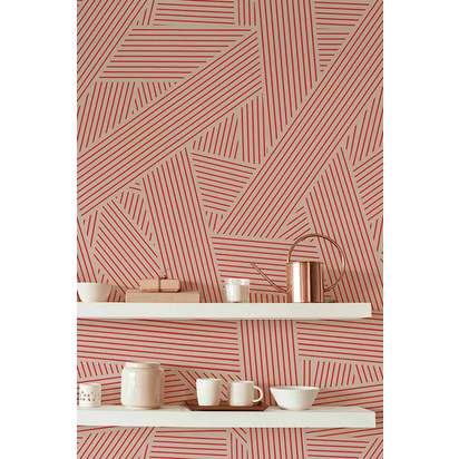 Custhom Oblique Grapefruit Wallpaper