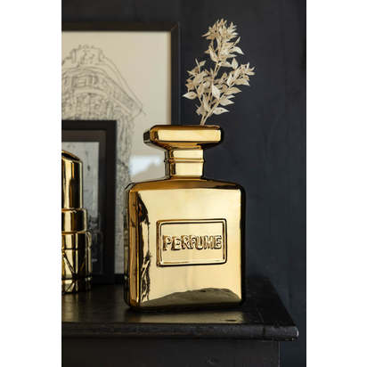 Gold Perfume Bottle Vase