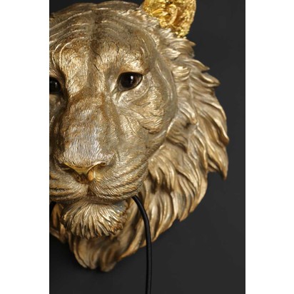 Lion Head Wall Light