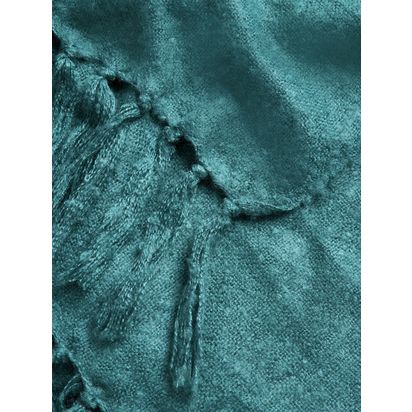John Lewis Charlotte Bouclé Throw Teal | L200 x W150cm