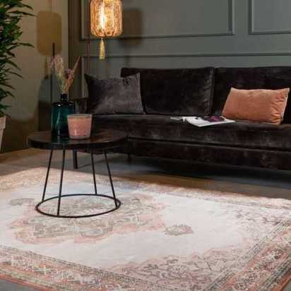 Dutchbone Mahal Rug - Pink & Olive - 200cm x 300cm